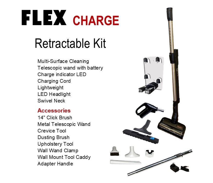 Flex Charge Attachment Kit — full kit contents