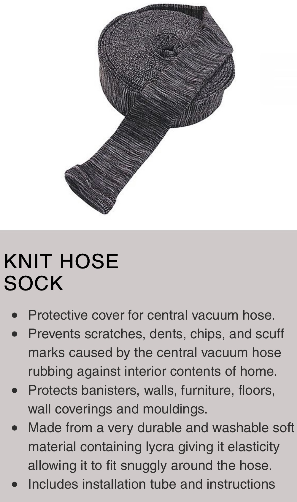 Hose sock cover