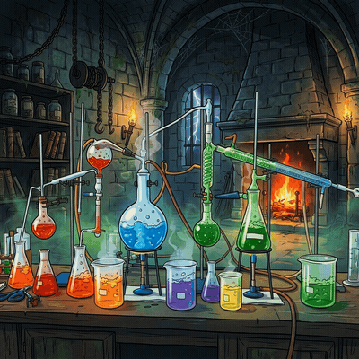 Monster lab brewing…