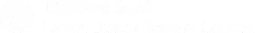 Logo with a circle containing curved lines and the text The Global South Carbon Dioxide Removal Coalition