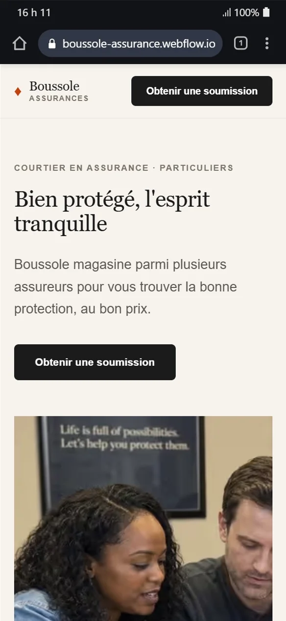 Démo ForgeBoxe — version cellulaire responsive
