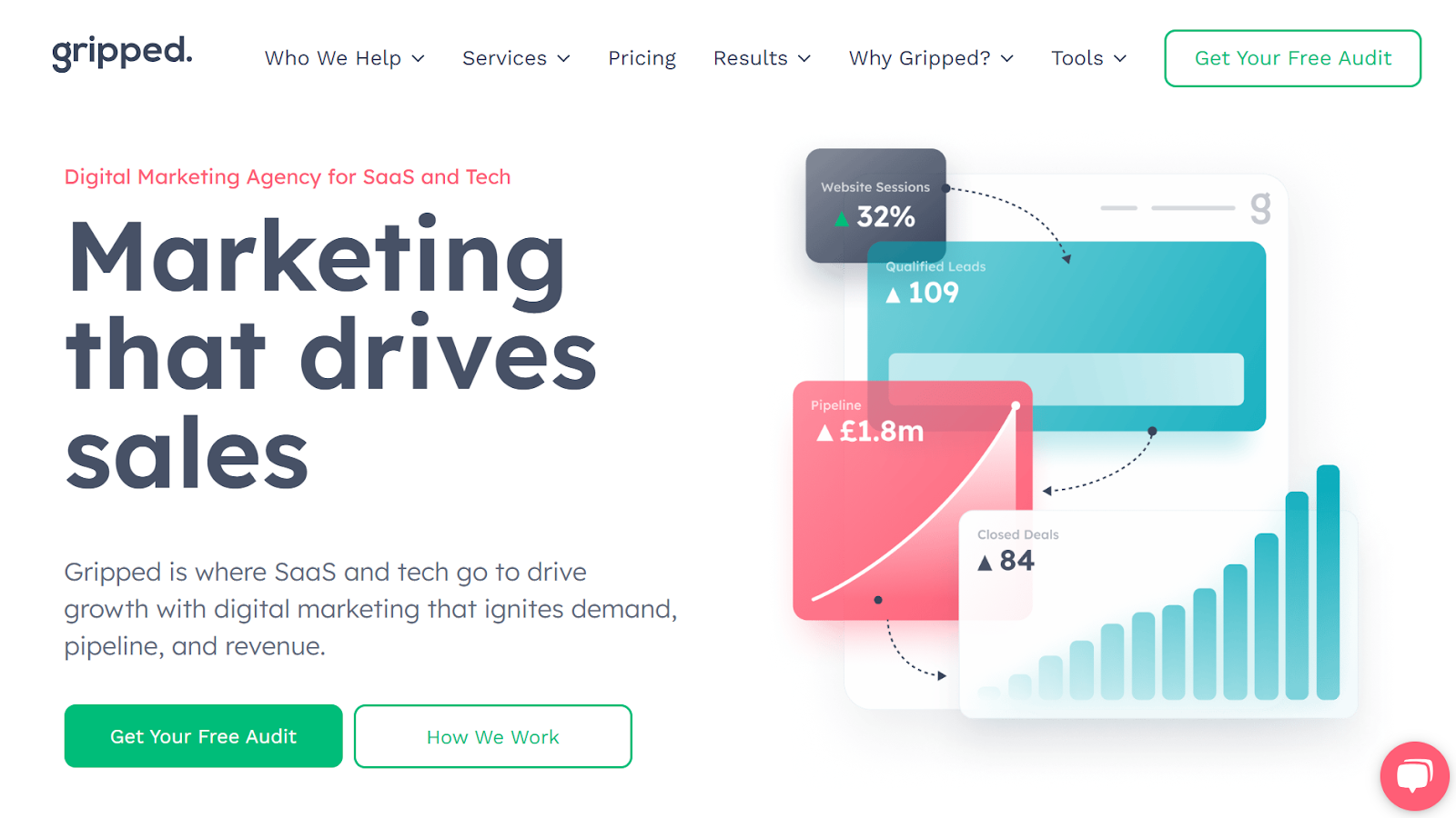 Gripped website screenshot.