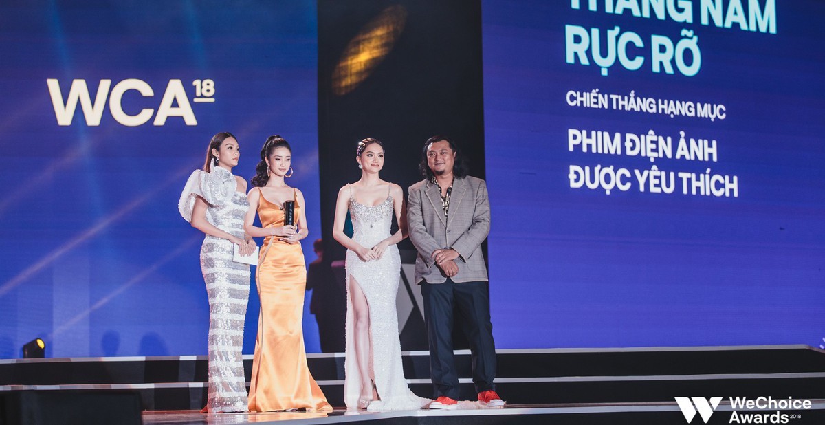 WeChoice Awards 2018: "Thang Nam Ruc Ro" wins Most Favorite Film award
