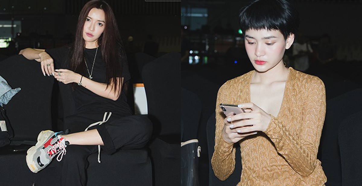 Bich Phuong surprises with a cool look, contrasting with Hien Ho's sexy femininity at WeChoice Awards 2018 rehearsal