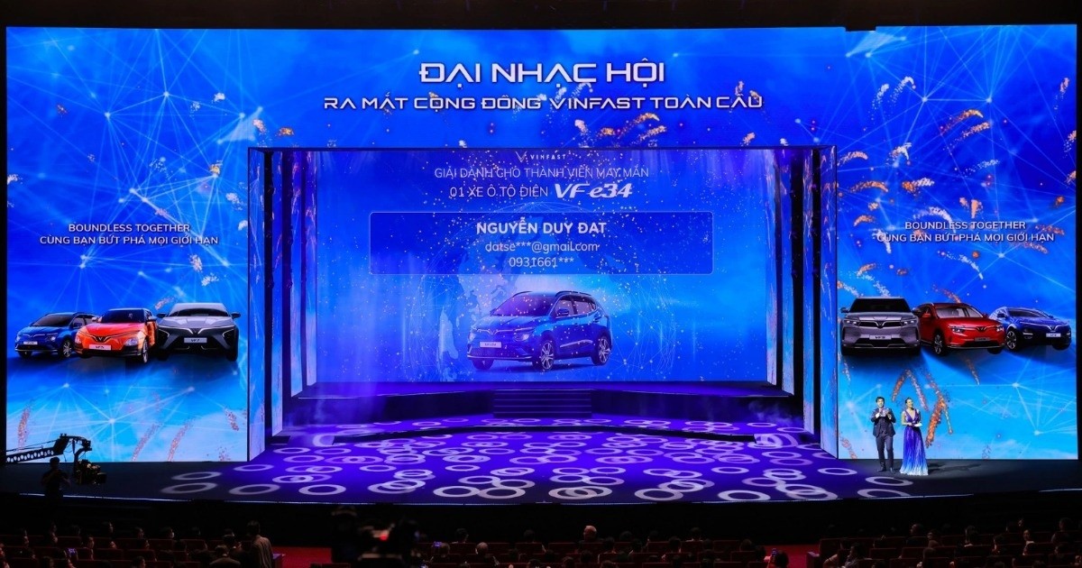 Hơn 3.000 người dự đại nhạc hội ra mắt Cộng đồng Vinfast toàn cầu