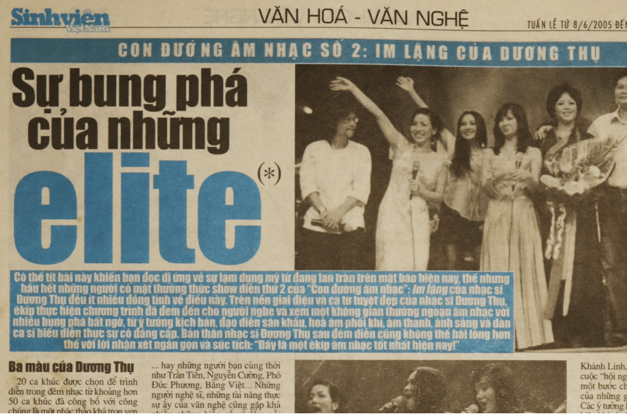 SỰ BUNG PHÁ CỦA NHỮNG ELITE