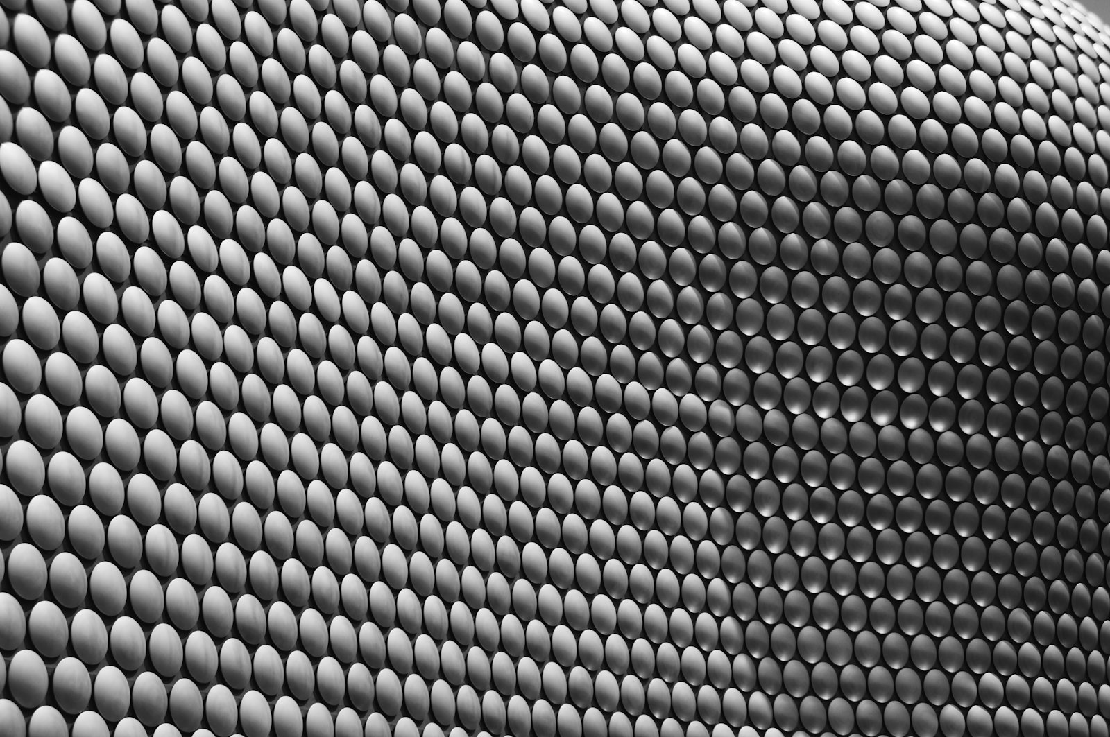 Disc facade of the Bullring Selfridges building, Birmingham, UK