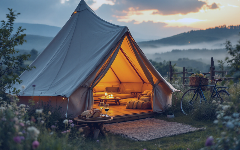 Week-end glamping nature en Livradois-Forez