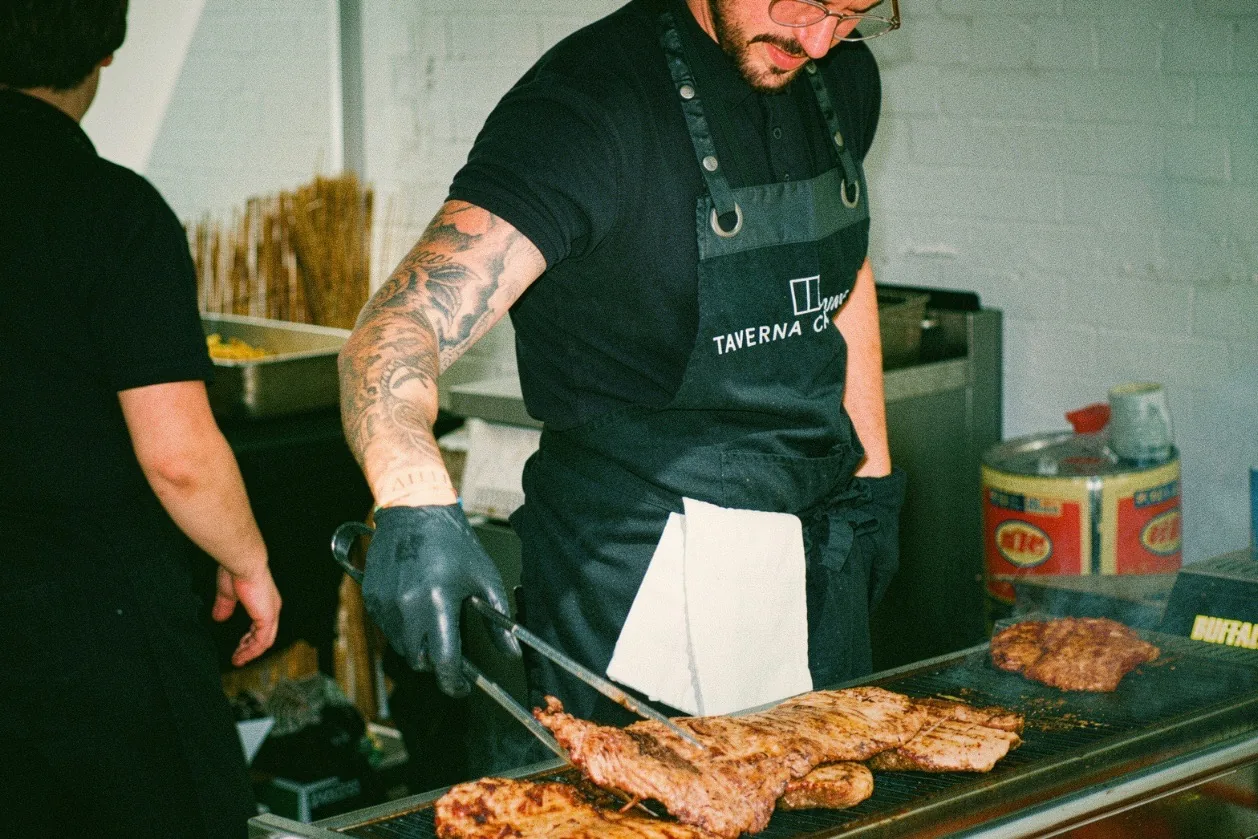 A recent event catered by Taverna Catering in London