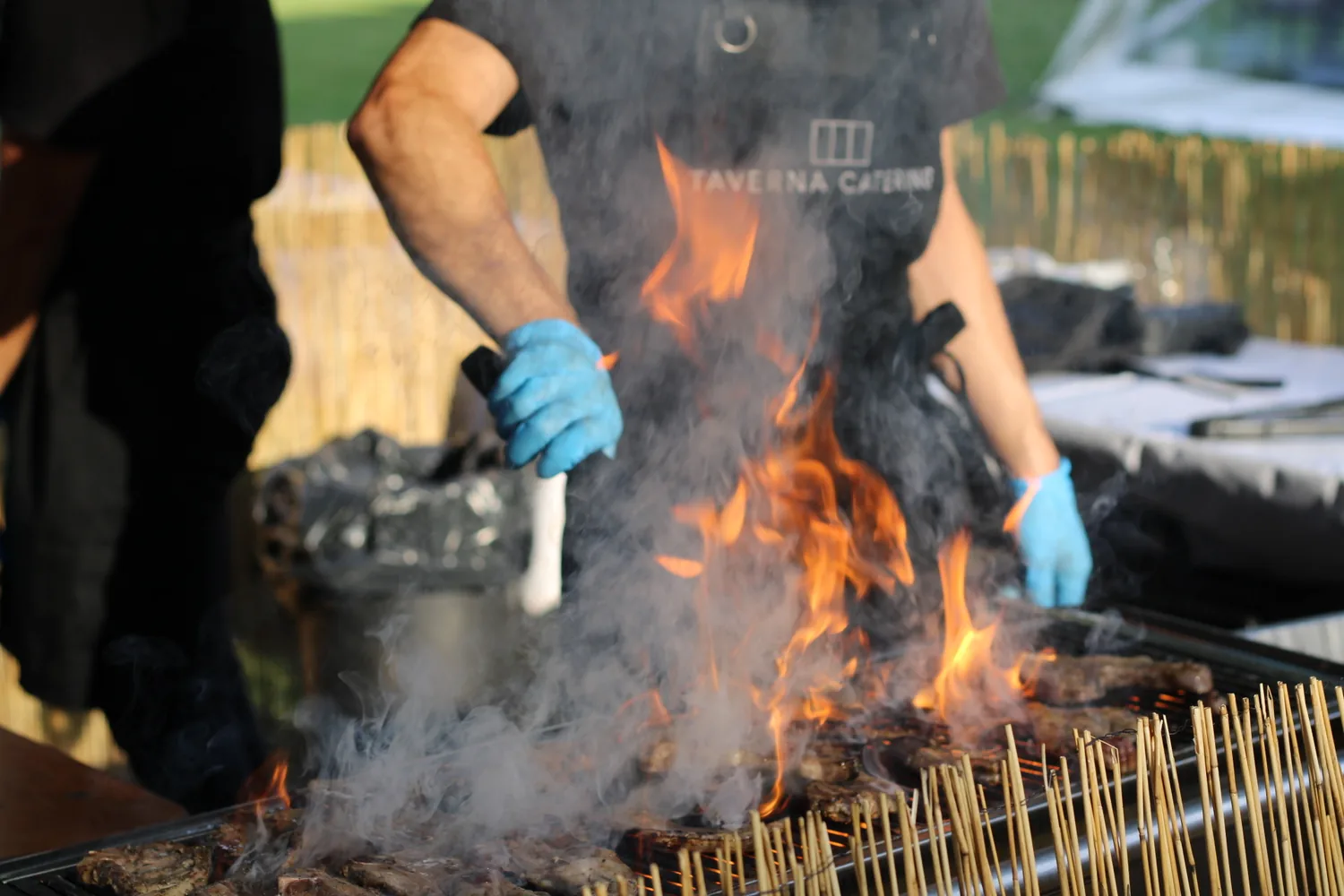 A recent event catered by Taverna Catering in London