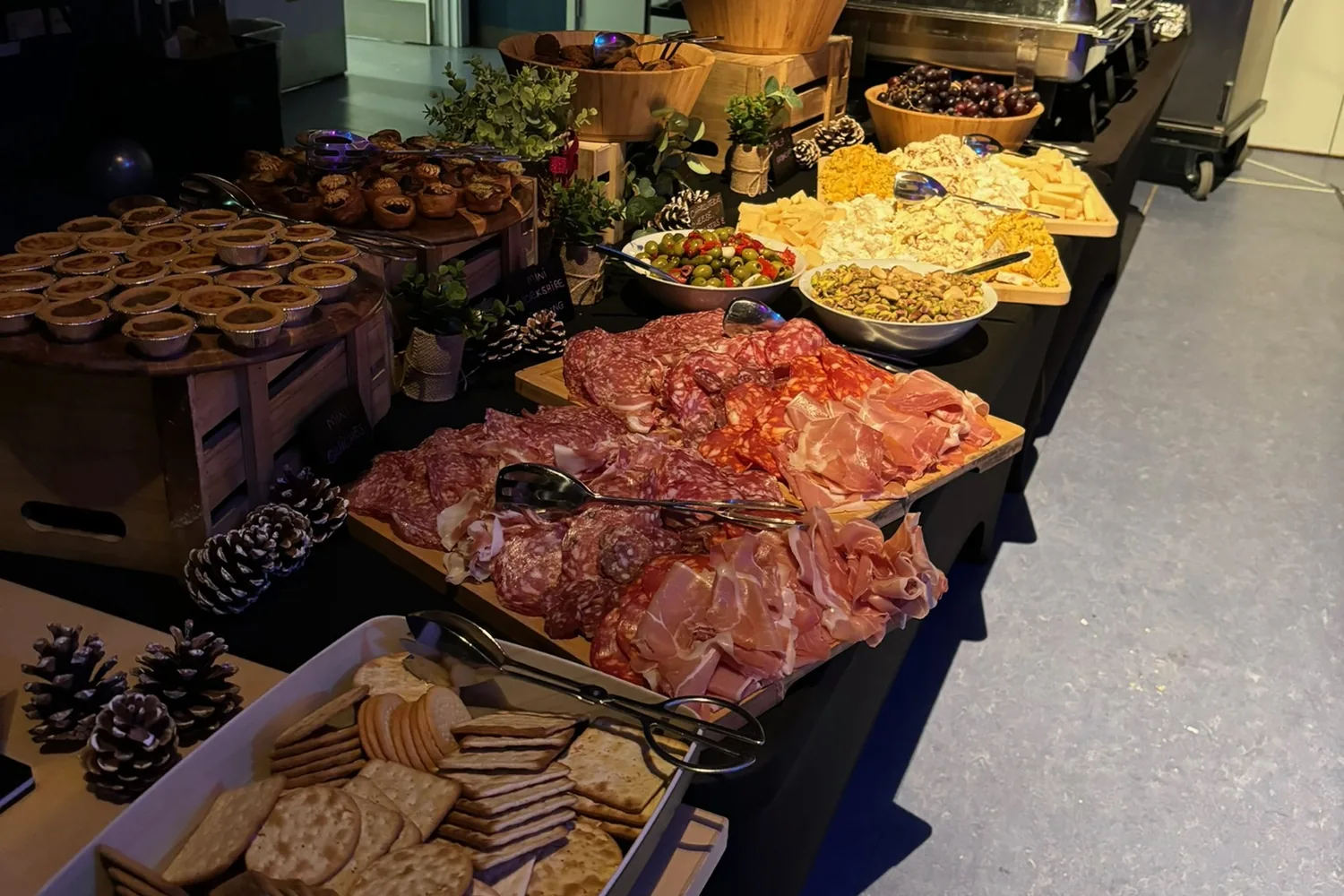 A recent event catered by Taverna Catering in London
