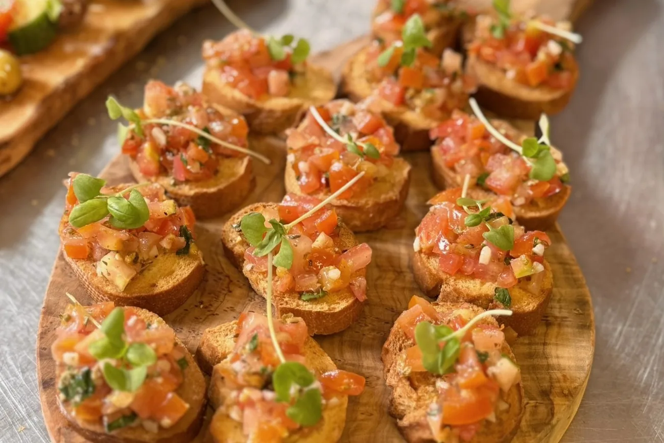 Bruschetta by Taverna Catering