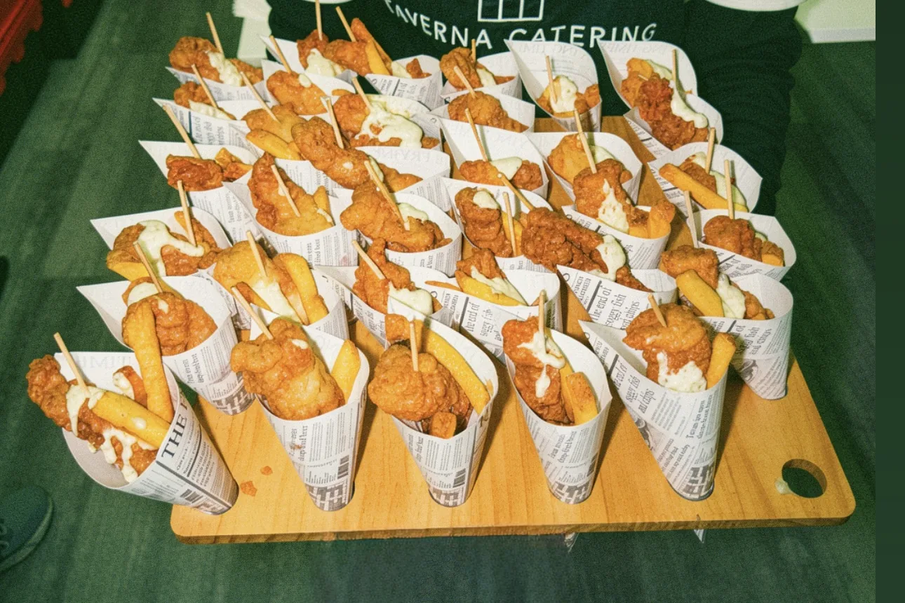 Fish and Chips by Taverna Catering