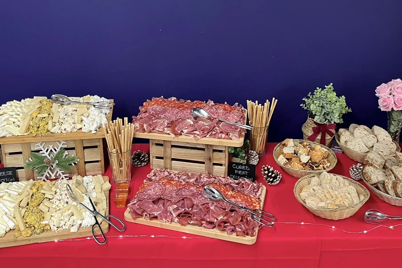A recent event catered by Taverna Catering in London