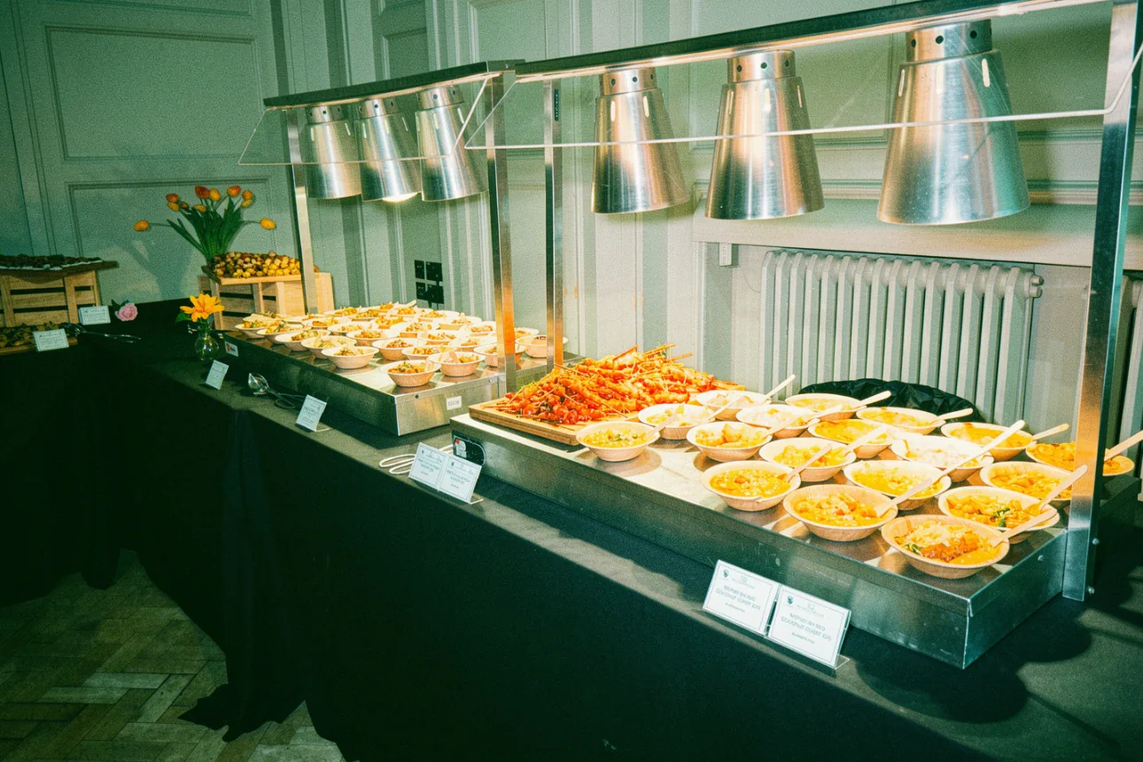 A recent event catered by Taverna Catering in London