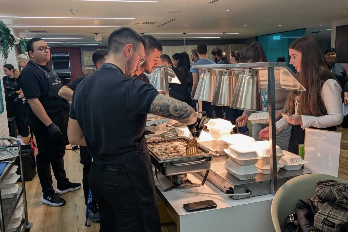 A recent event catered by Taverna Catering in London