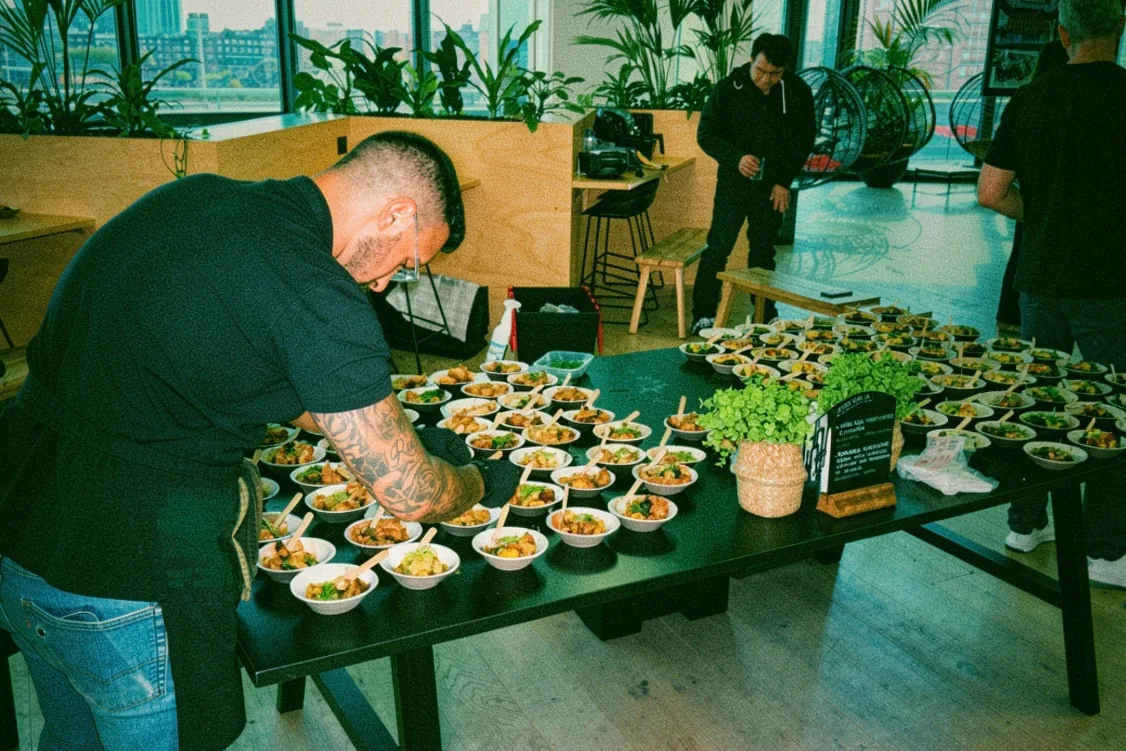 Dolci tables, Taverna Catering London