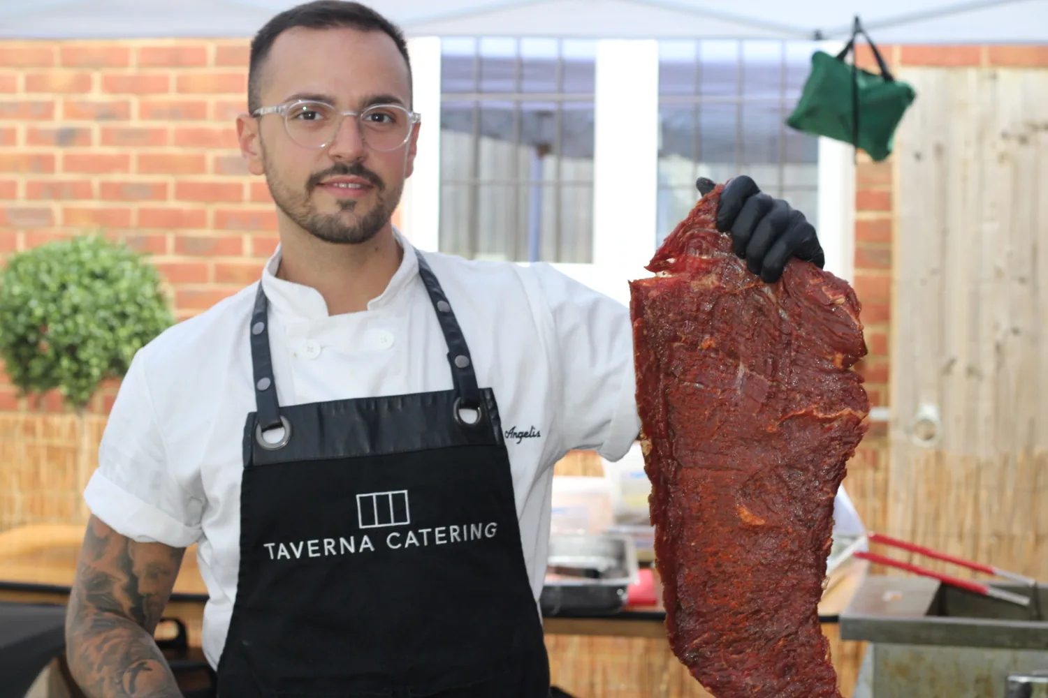 A recent event catered by Taverna Catering in London