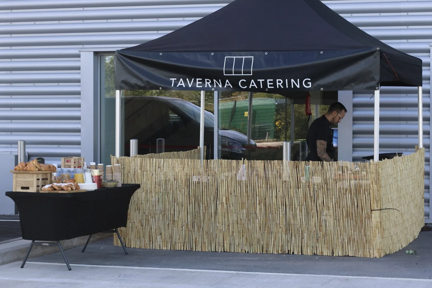 A recent event catered by Taverna Catering in London