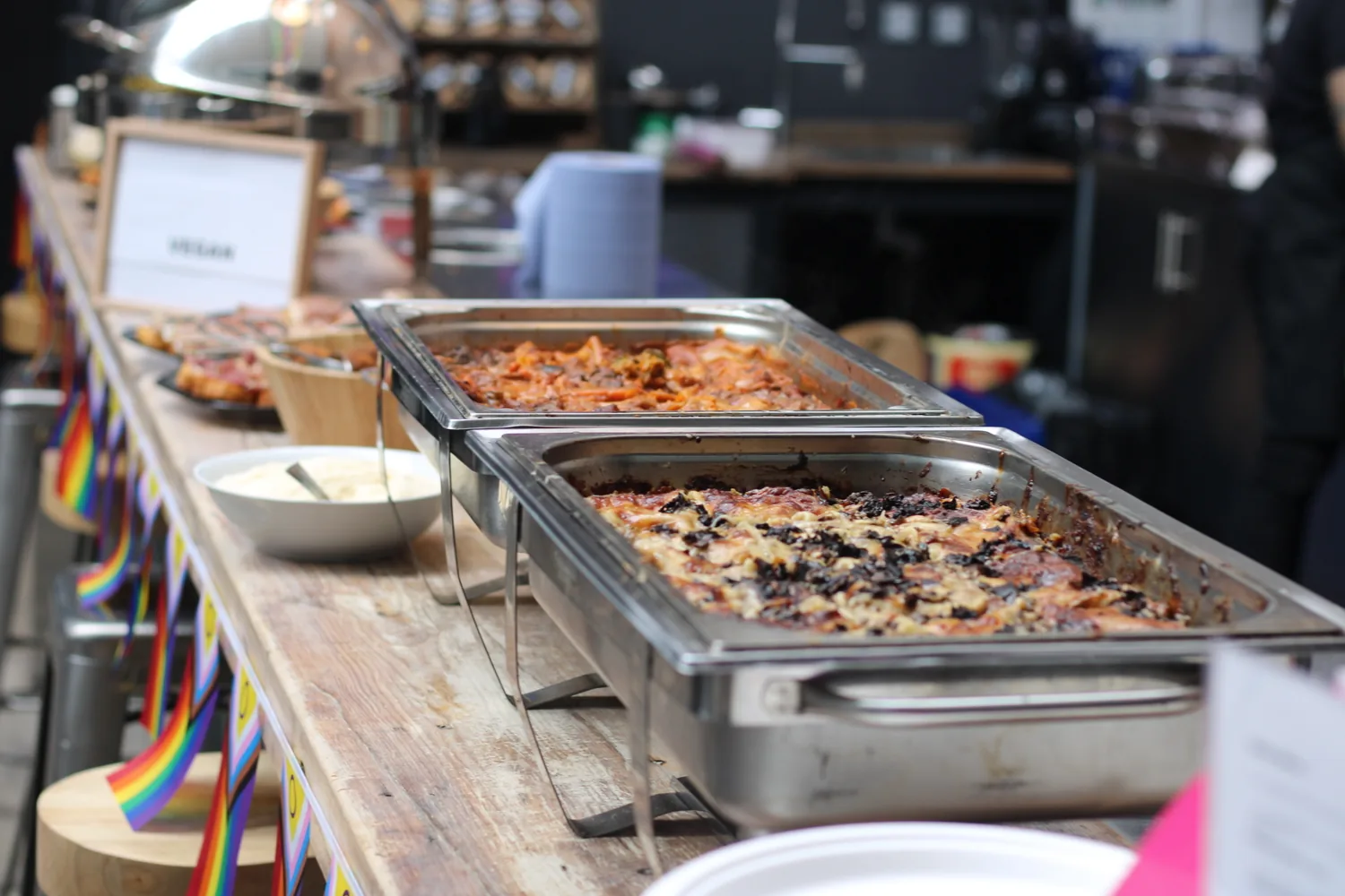 A recent event catered by Taverna Catering in London