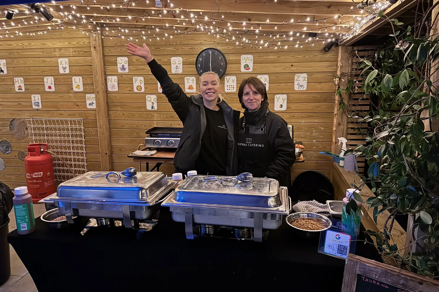 A recent event catered by Taverna Catering in London