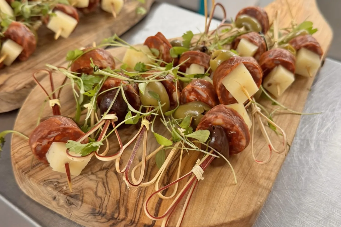 A recent event catered by Taverna Catering in London