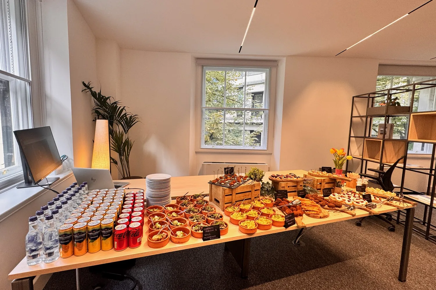 A recent event catered by Taverna Catering in London