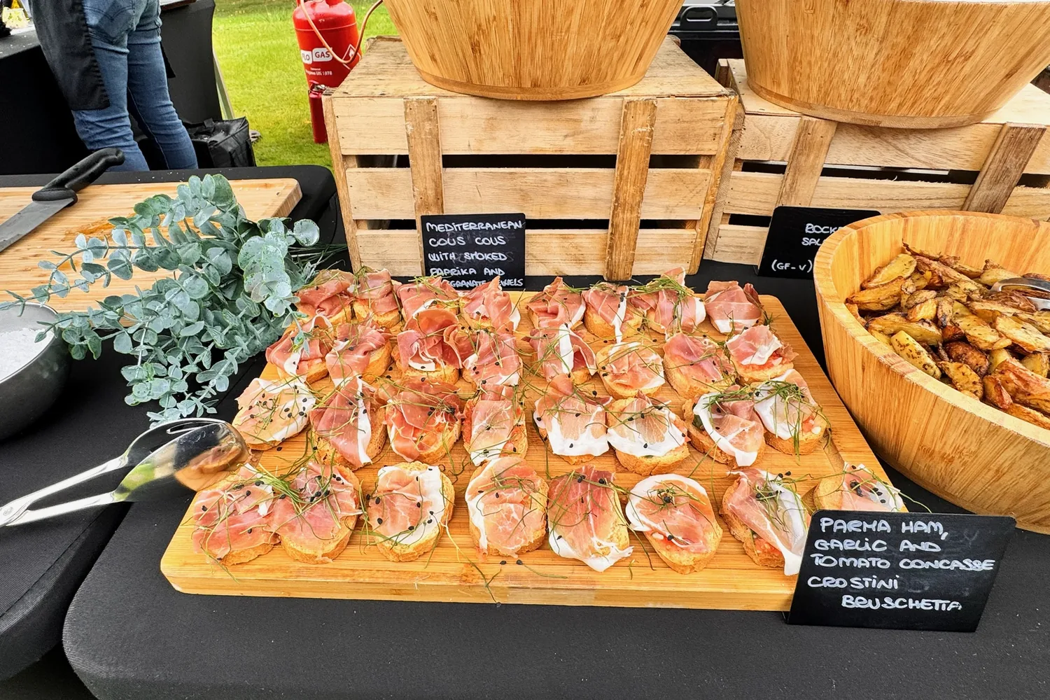 A recent event catered by Taverna Catering in London