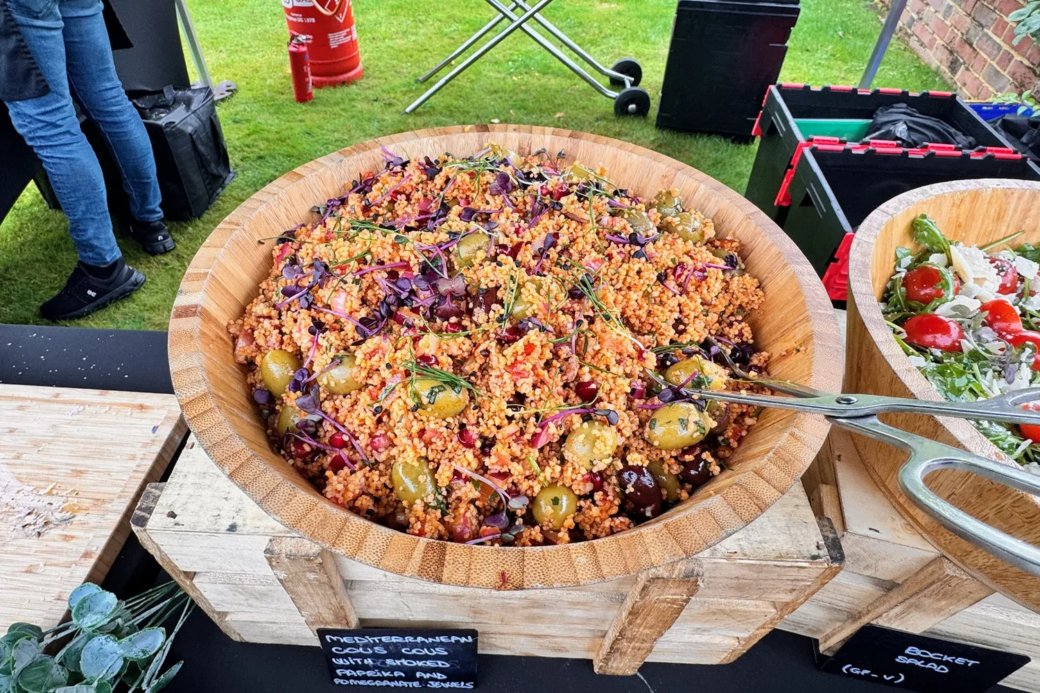 A recent event catered by Taverna Catering in London