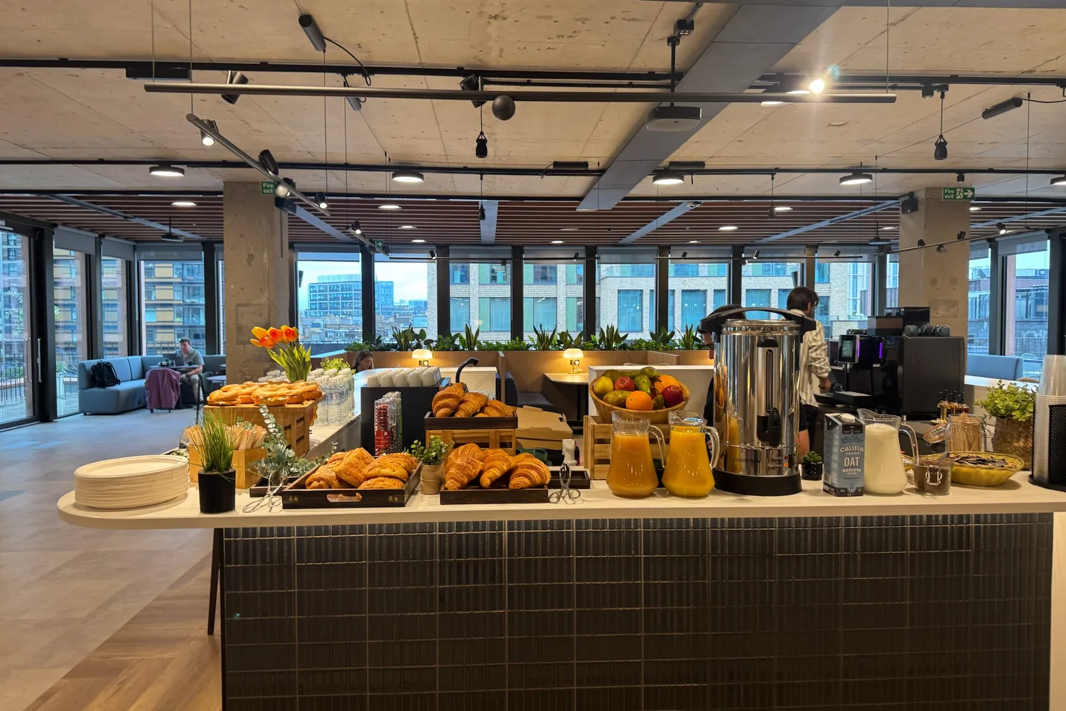 A recent event catered by Taverna Catering in London