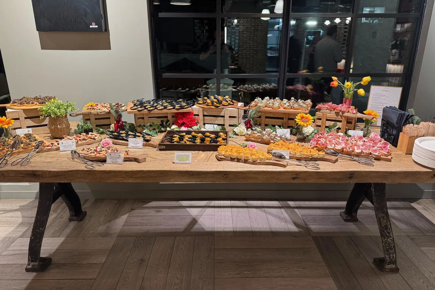 A recent event catered by Taverna Catering in London