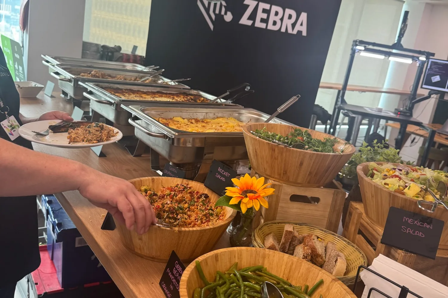 A recent event catered by Taverna Catering in London
