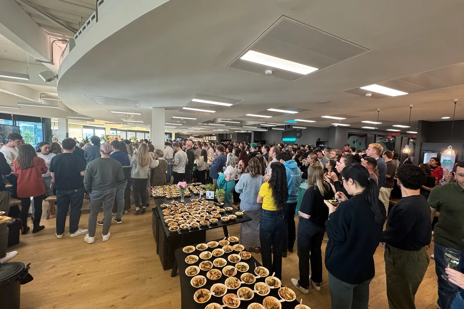 A recent event catered by Taverna Catering in London