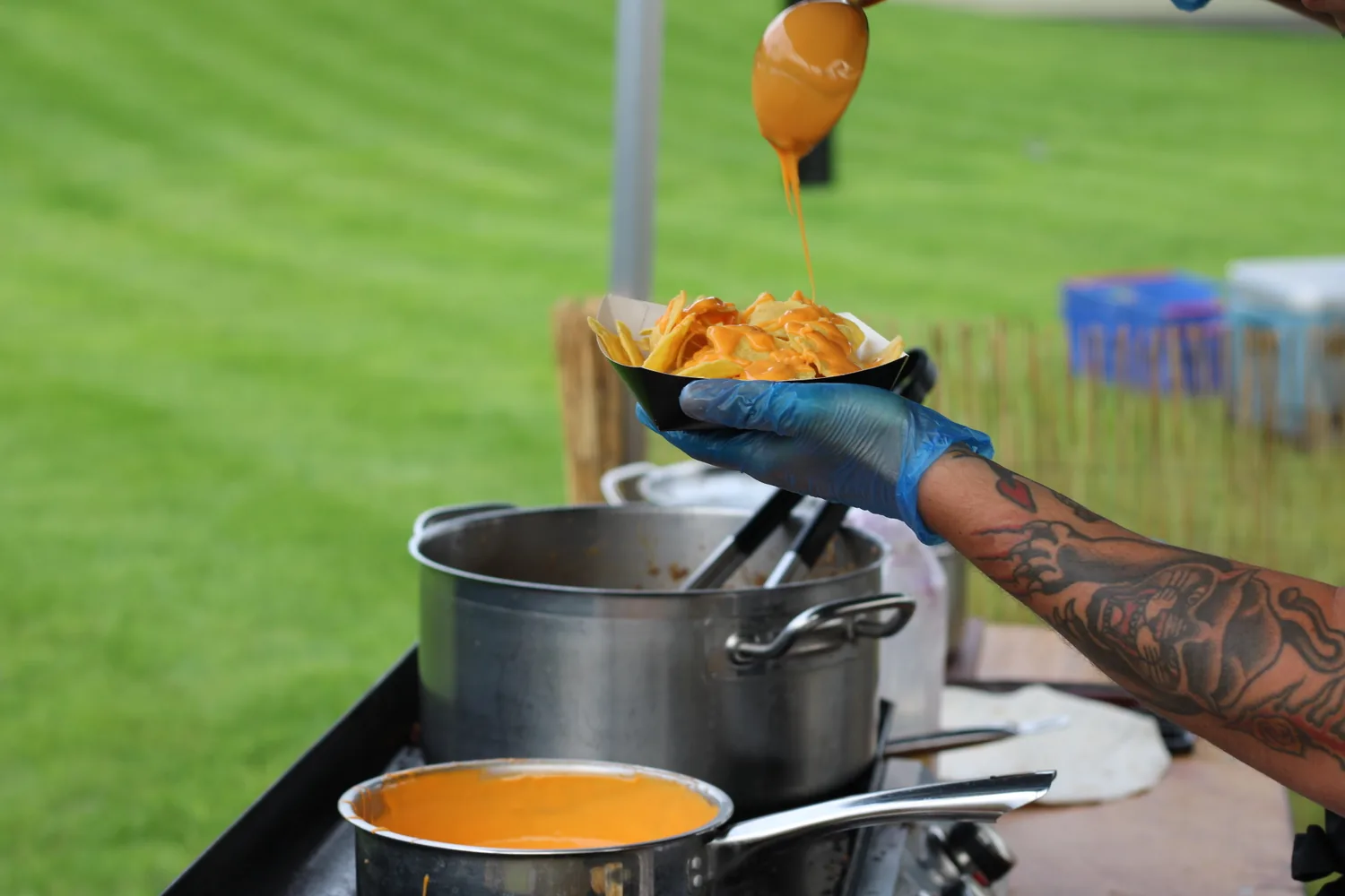 A recent event catered by Taverna Catering in London