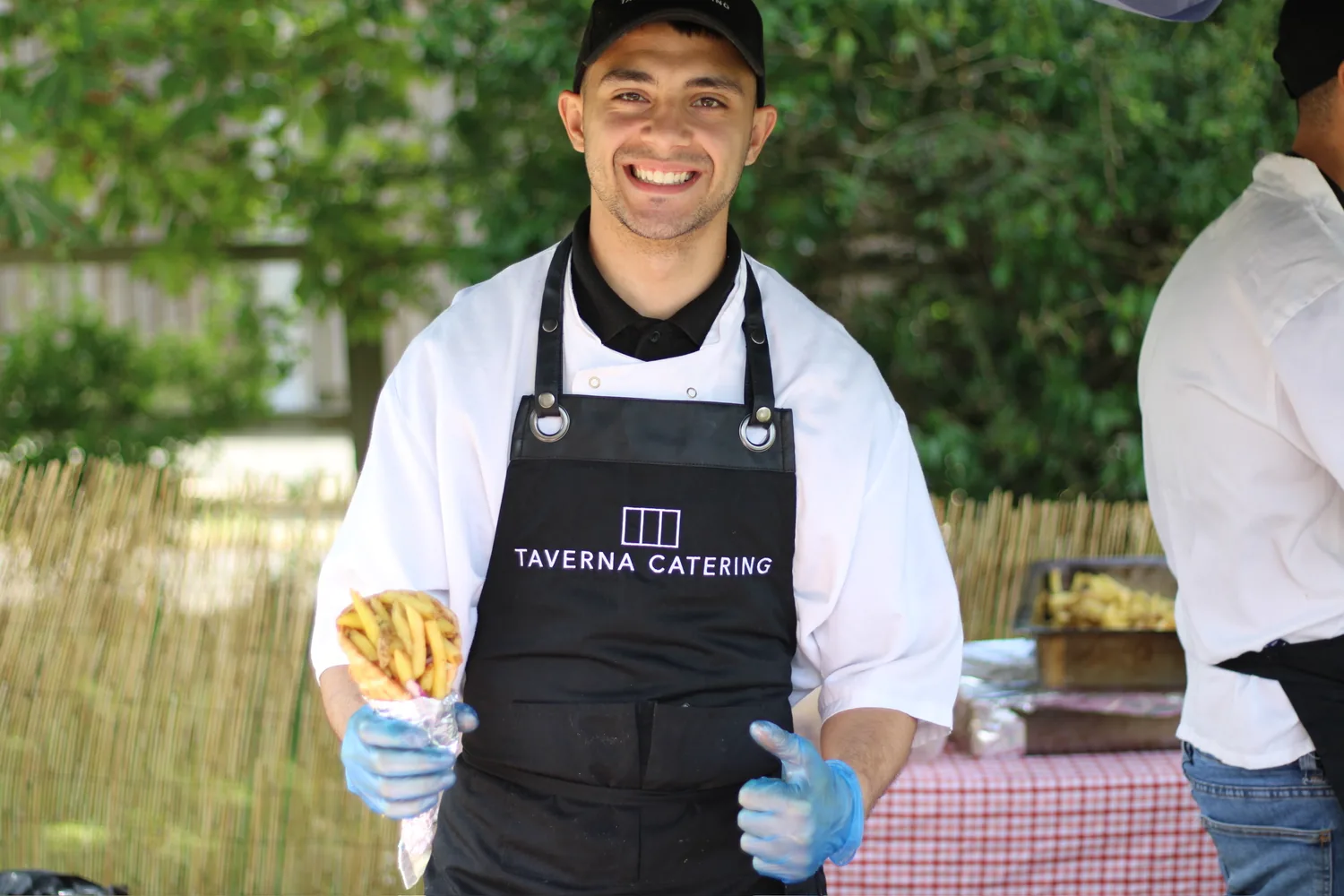 A recent event catered by Taverna Catering in London