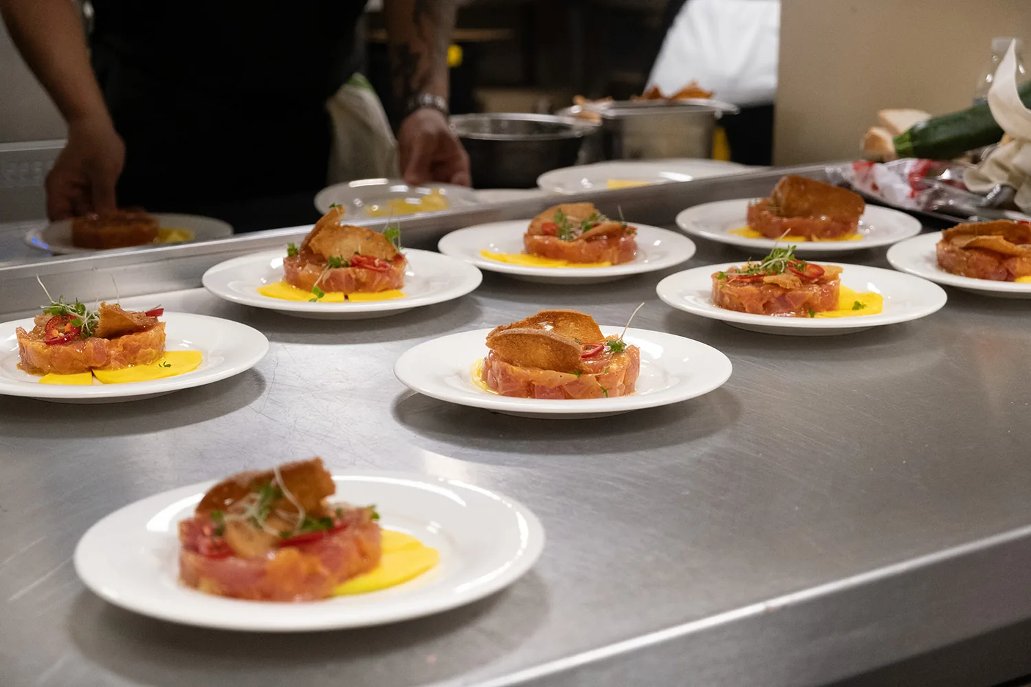 A recent event catered by Taverna Catering in London