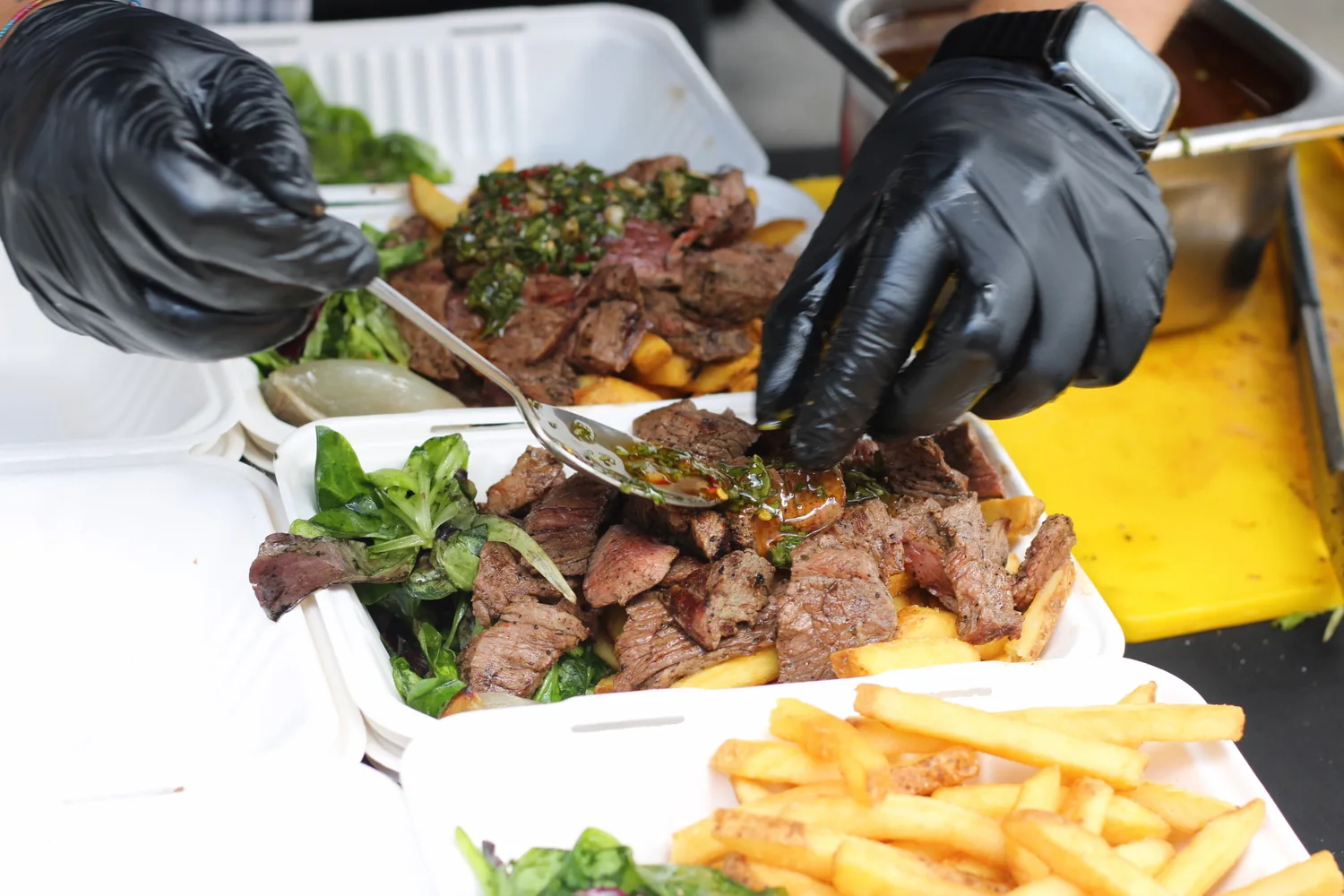 Steak and Chips by Taverna Catering