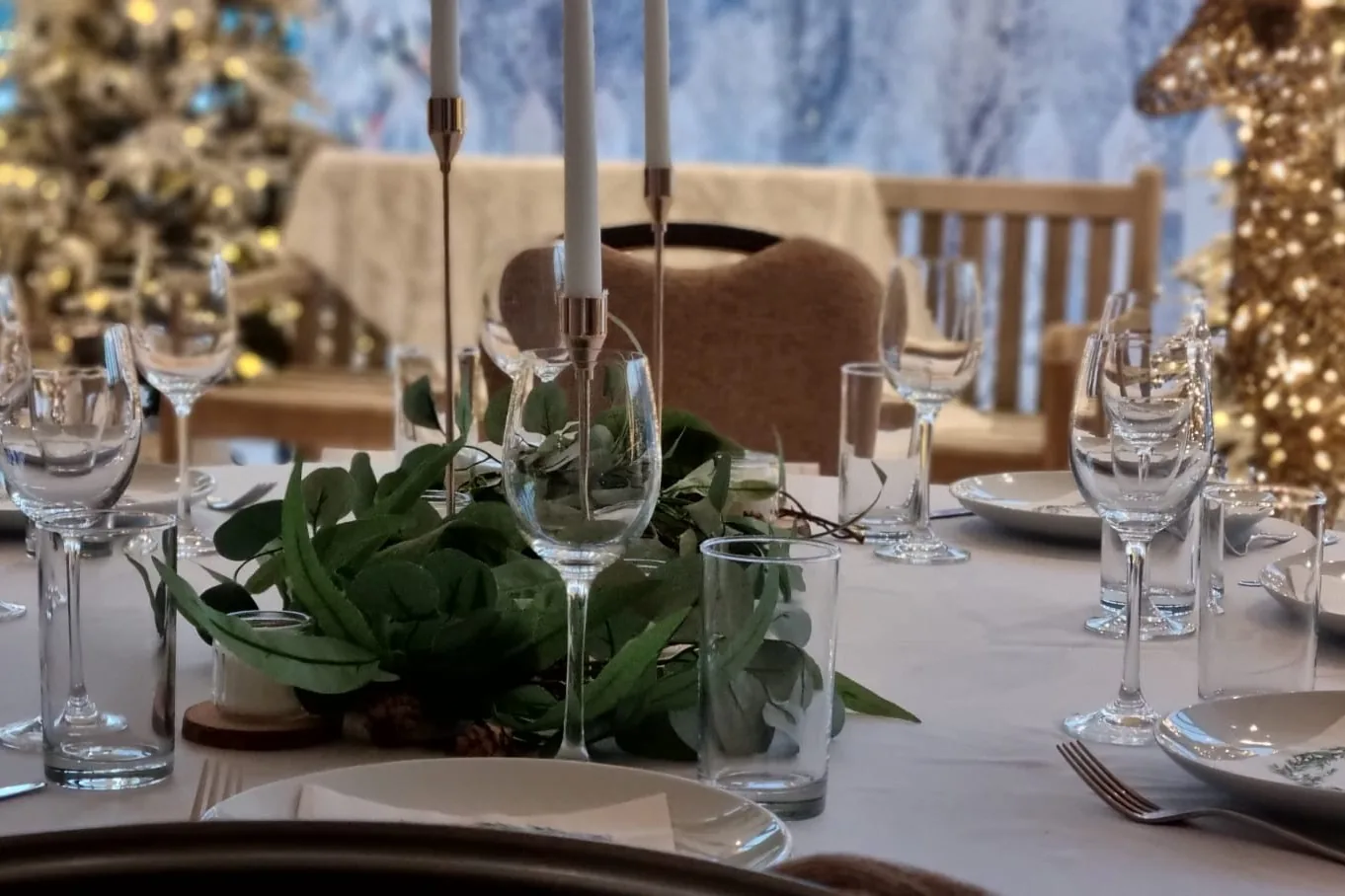 A recent event catered by Taverna Catering in London