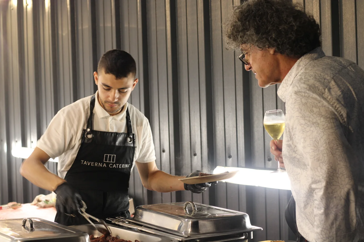 A recent event catered by Taverna Catering in London