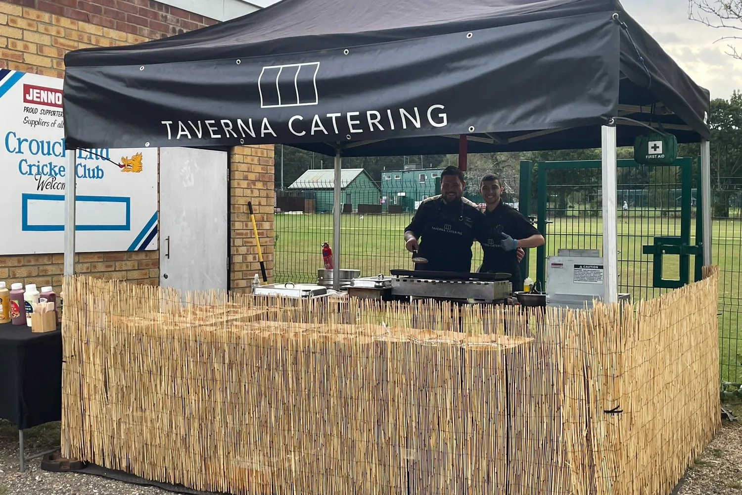 A recent event catered by Taverna Catering in London