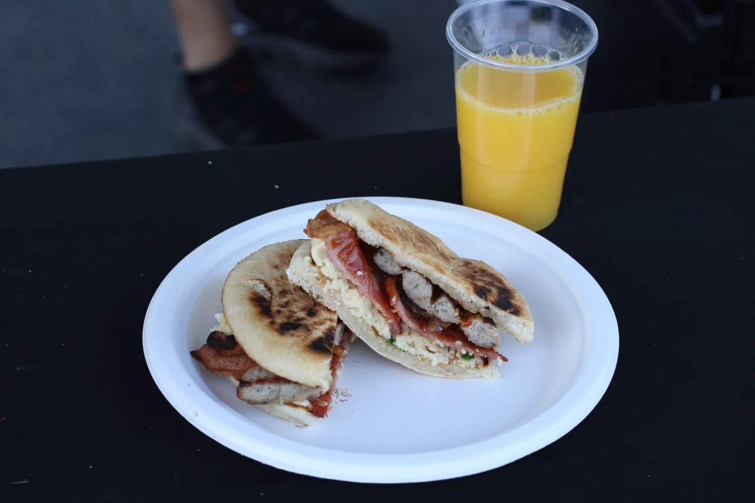 Hot Breakfast Baps by Taverna Catering