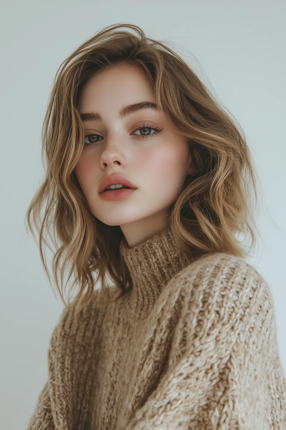 woman wearing cardigan