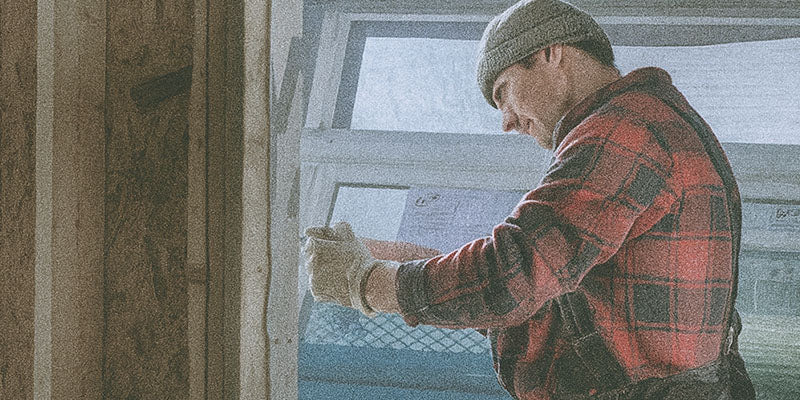 Cleveland home undergoing window replacement with MI Windows products