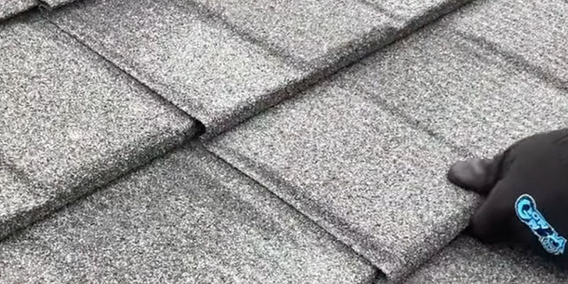 professional installing stone coated metal roof by tilcor