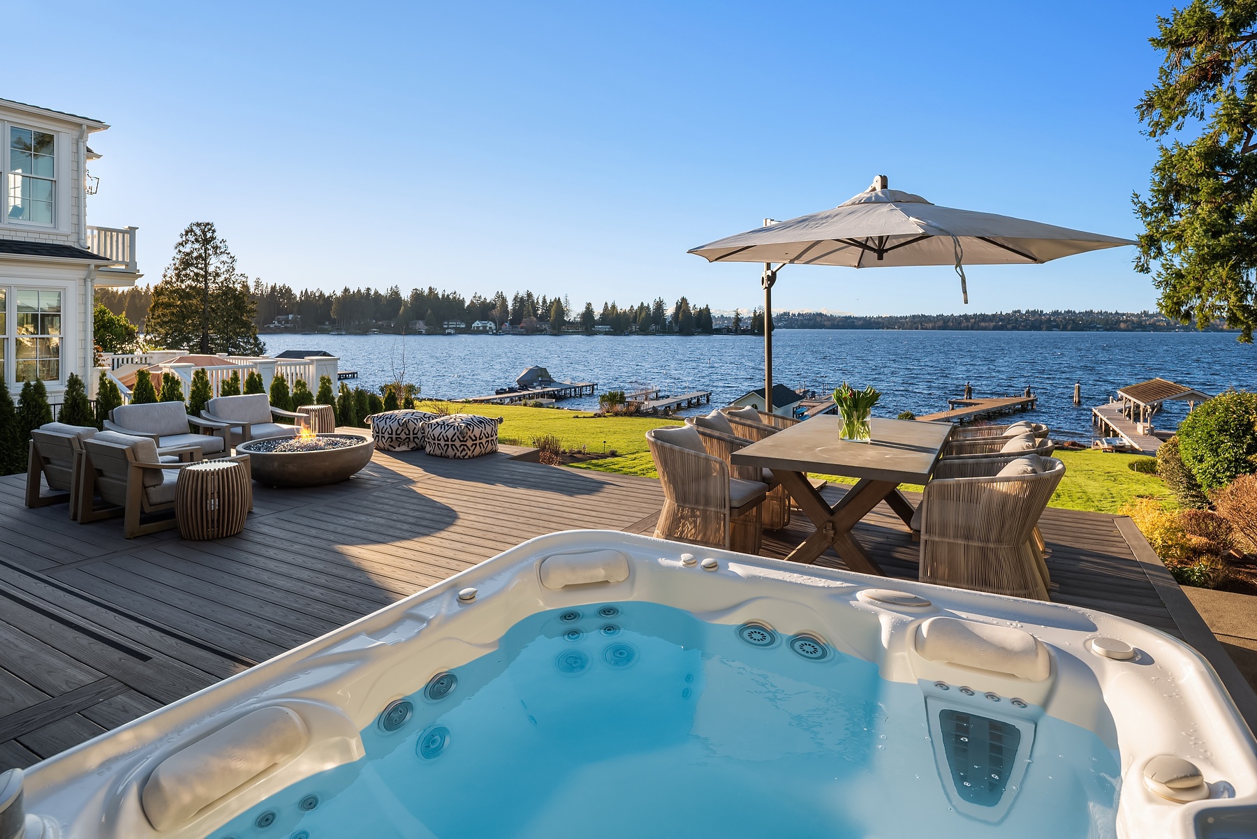 The Best of West Bellevue Waterfront Living in the Cherished Yarrow Point Community