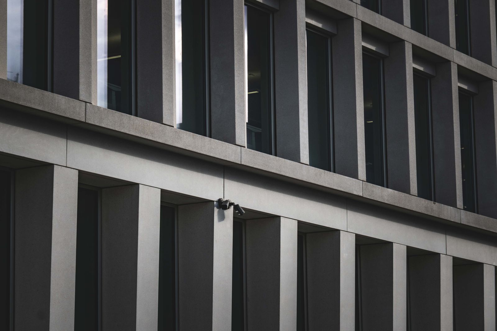 Security camera on a modern building