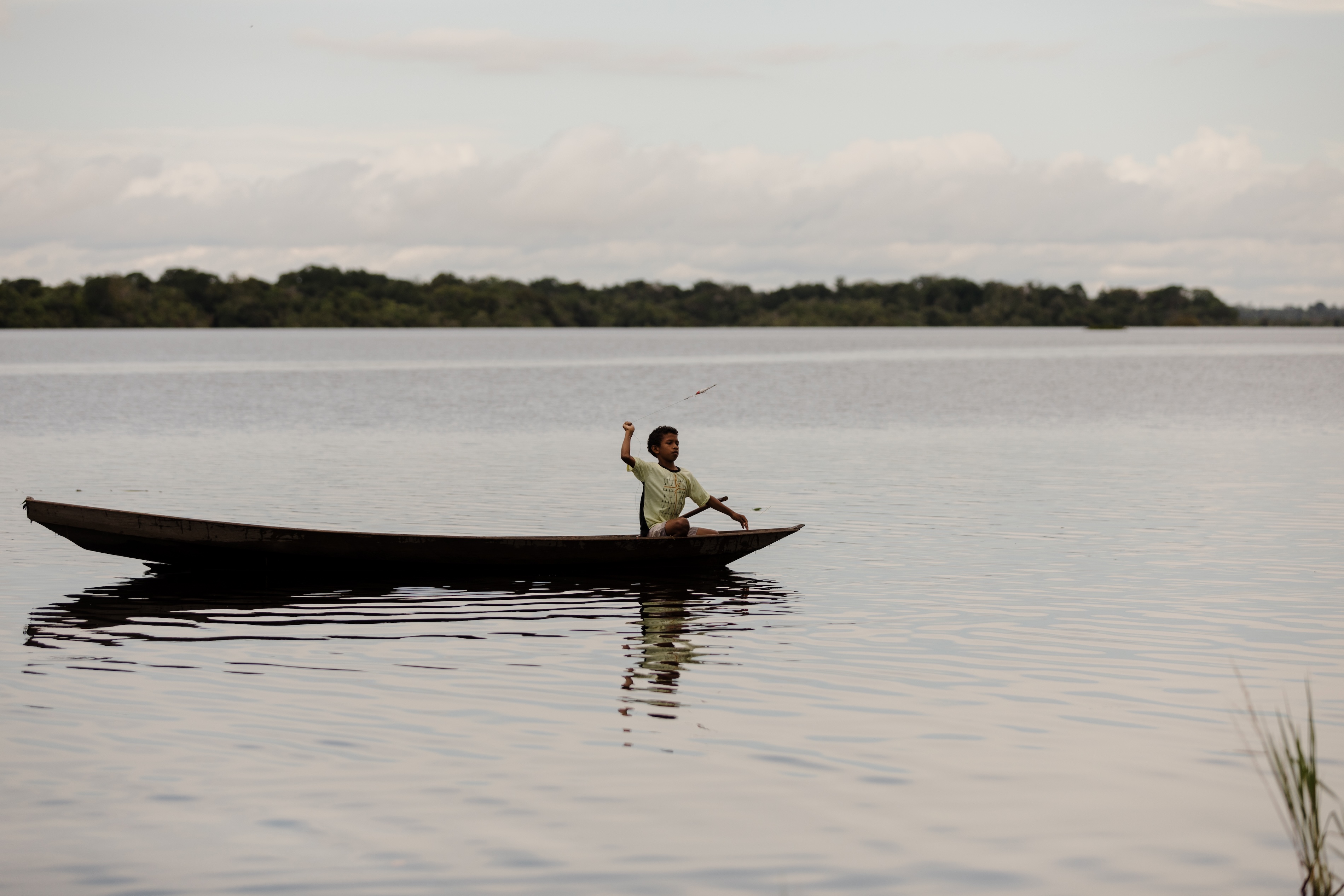 Filming in the Amazon Rainforest