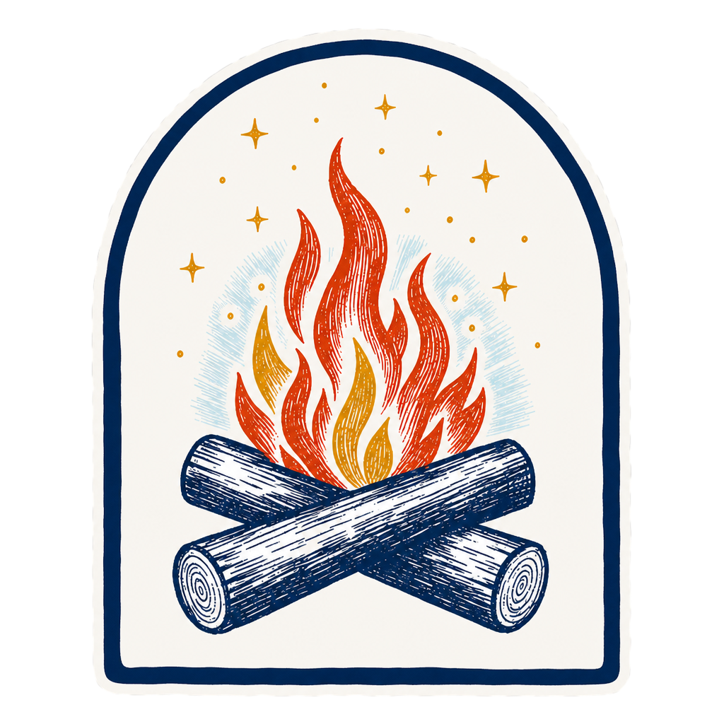 Rushmore campfire badge