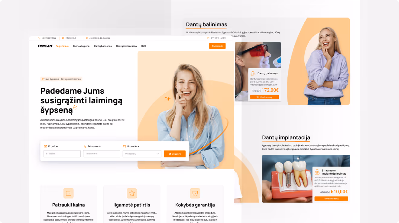 IMTI.LT Website re-design