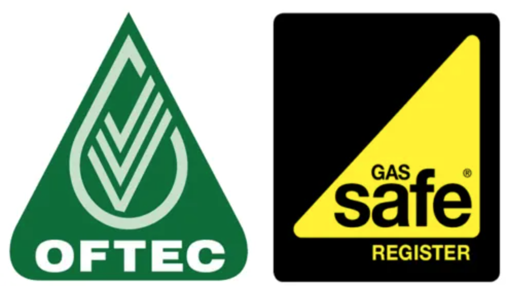 Gas Safe and OFTEC registered